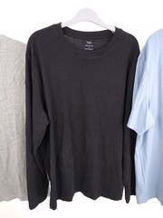 Goodmove M&S Men’s 3Pcs Regular Fit T-Shirts Size L Grey Black Blue NEW