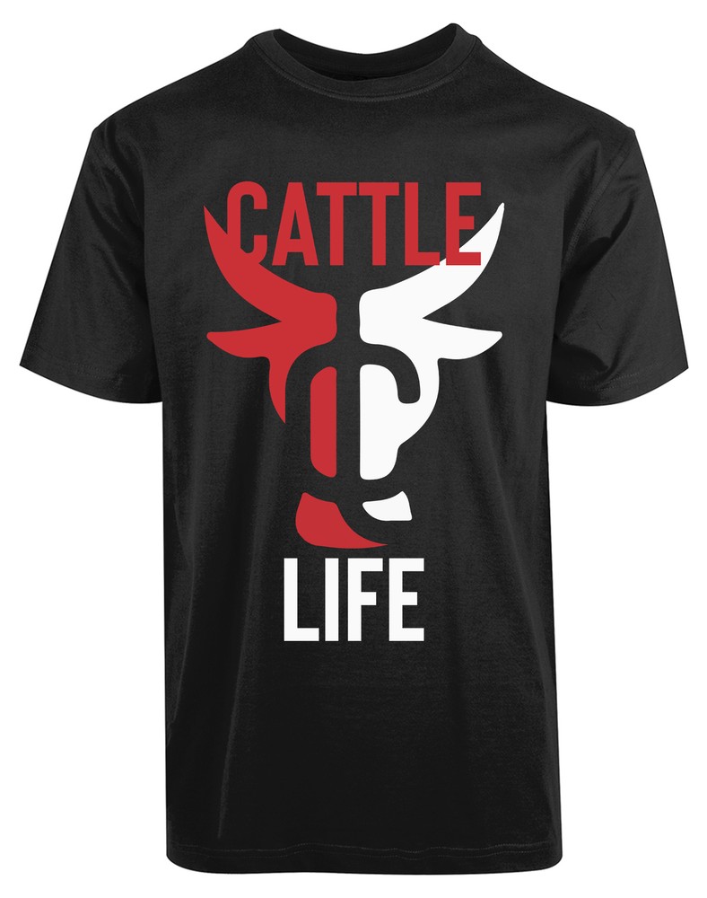 Life Is Better With Cows New Men’s Shirt Farmer Rancher Cattle Show Graphic Tee