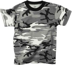 Mens City Camouflage Tactical Military Short Sleeve Army Camo T-Shirt