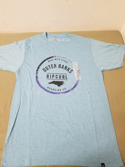 New Mens Rip Curl Outer Banks Surf T-Shirt.