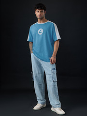 Marvel Fantastic 4 Embroidery Logo Oversized T-Shirt Textured Fabric Summer 2026