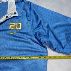 Vintage Nike United Ballers Warm Up Jersey Med Blue Ginobili Shooting Shirt Y2K