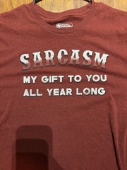 Sarcasm My Gift To You All Year Long 2xl Short Sleeve Shirt Christmas Holidays