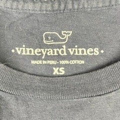 Vineyard Vines Navy Whale Logo Graphic Casual Preppy Style Wear Shirt Mens XS