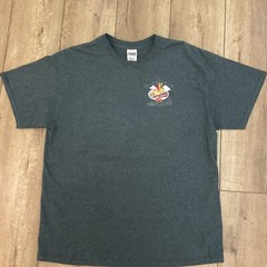 B-17 FLYING FORTRESS Black T-Shirt Front & Back Graphic Print Size XL