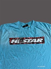 Hellstar Box Logo Blue Tee Size XL