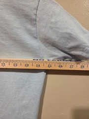 True Vintage Tin Grins are In 70s Tee Single Stitch Small Blue Braces Shirt VTG