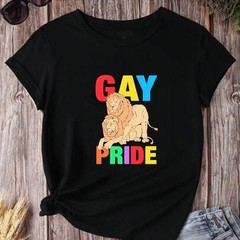 Lion Gay Pride Tee, Funny LGBTQ+ Pride Month Tee, Love Human Rights Supporters