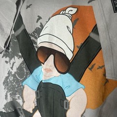 Vintage IGT Casino Baby Carrier Sunglasses Graphic T Shirt Large Anvil Funny Tee