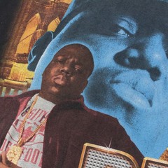 vtg Notorious BIG Big Poppa BK All Day t-shirt SMALL biggie rap tee 90s gemrock