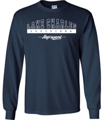 Lake Charles Louisiana T-Shirt Long Sleeve Graphic tee