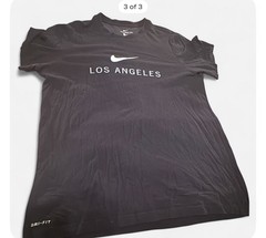 Nike Dri-Fit Los Angeles Swoosh Logo Graphic T-shirt Men Large Black