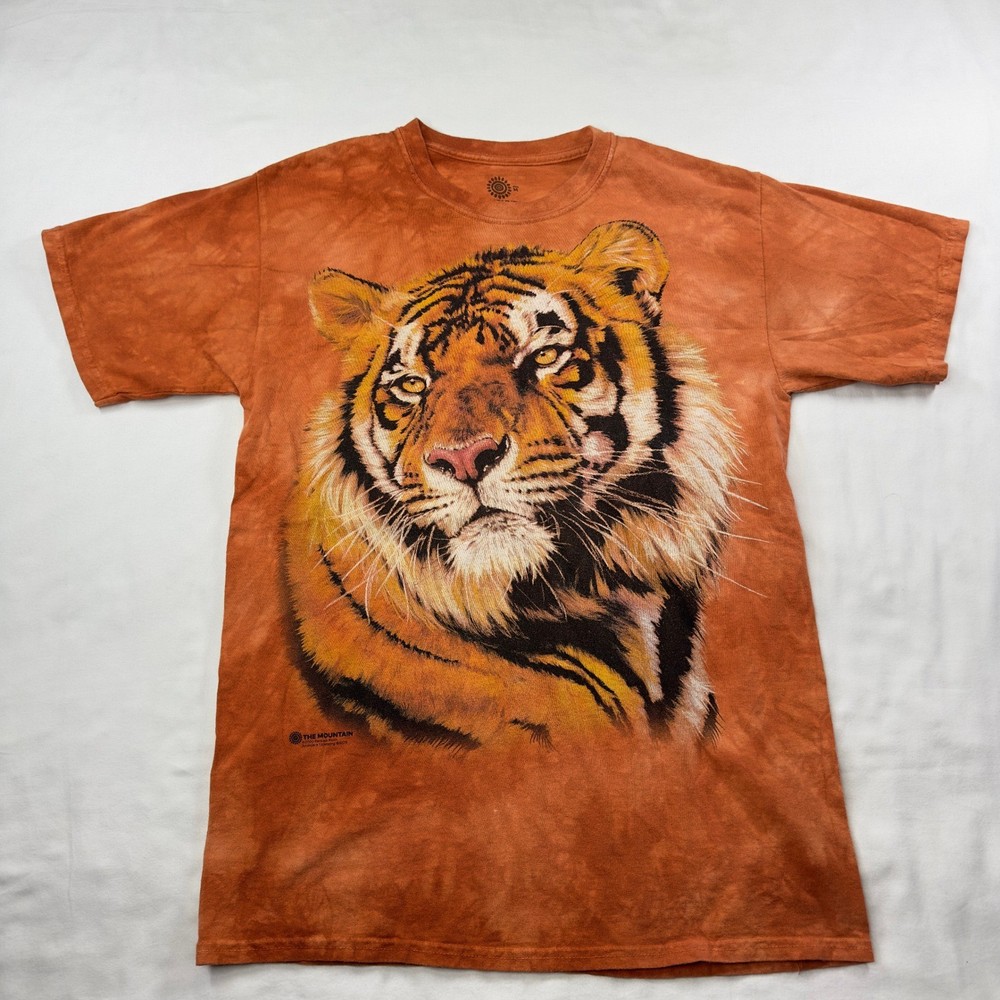 Vtg The Mountain Shirt Men’s Medium 2000 Barbara Keith Orange Tie Dye Tiger King