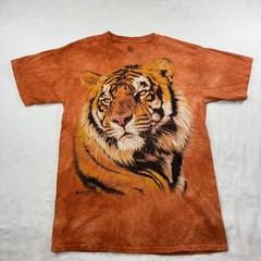 Vtg The Mountain Shirt Men’s Medium 2000 Barbara Keith Orange Tie Dye Tiger King