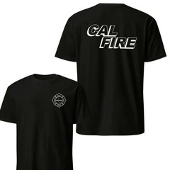 CAL FIRE Graphic T-Shirt, Firefighter Rescue Apparel