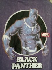 Rare Disney 100 Marvel Black Panther Purple T-Shirt, Size Large, New