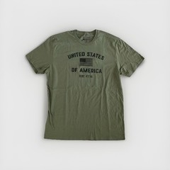 Men’s Patriotic USA American Flag T-Shirts Sizes S-3XL 100% Cotton