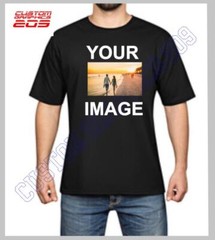 CUSTOM PICTURE T-SHIRT YOUR PICTURE IMAGE PHOTO COLOR DESIGN FRONT OR BACK