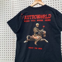 Travis Scott Astroworld T Shirt Mens Medium Black 2010s Wish You Were Here Tour