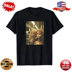 Funny Disgusting Doll face Meme Smoking Y2K Sarcastic Gift T-Shirt