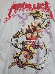 Metallica Don’t Tread On Me Boot AOP Double Sided T-Shirt Metal Band Sz XL