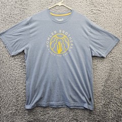 Howler Bros Graphic T Shirt Cactus Sun Men XL Blue Heed the Call *Pinhole back