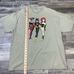Vintage 1999 Batgirl Harley Quinn Poison Ivy Graphitti Shirt DC Comics Size XL