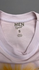 Men Sport Tropical Graphic T-Shirt Men’s S Light Pink Beach Vacation Island Tee