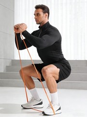 Men’s Compression Shirts 1/4 Zip Pullover Long Sleeved Running Shirts 3 Pack,…