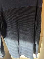 Double RL RRL medium blue striped long sleeve shirt Ralph Lauren