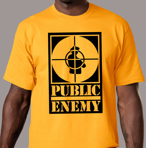 Public Enemy – Rebirth of a Nation Big Logo Gold All Size Unisex T-Shirt AG2390