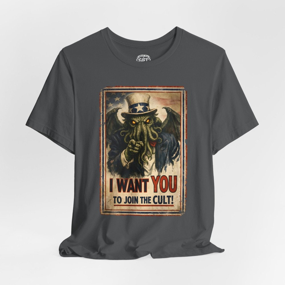 Uncle Cthulhu Join the Cult! T-Shirt
