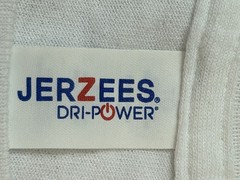 Jerzees Dri-Power Greenspun Graphic T-Shirt Adult XL White Cotton Tee