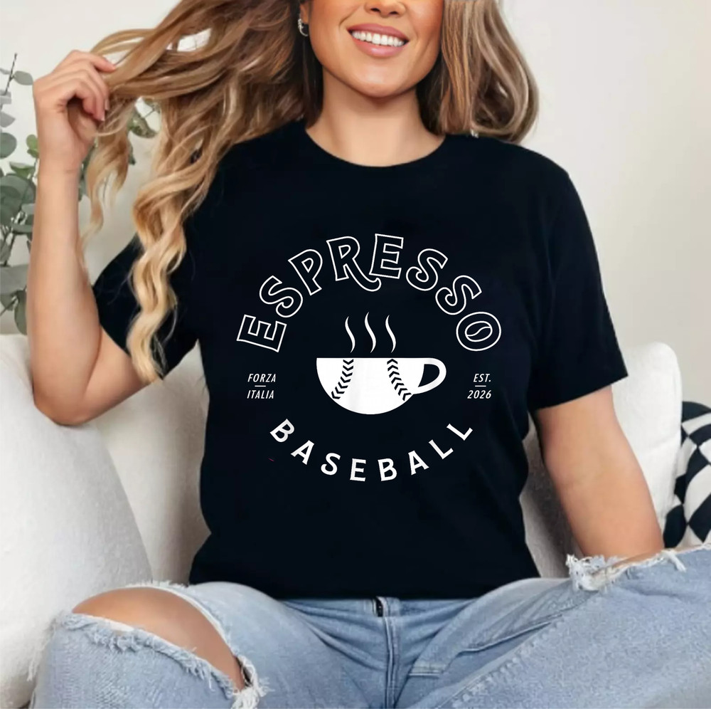 Espresso Baseball Est 2026 T-Shirt