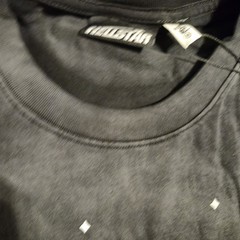 Hellstar Faded Black Sparkle Graphic Tee Mens Large NWT Oversized Y2K Streetwear