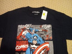 Marvel Official Captain America Comic Book T-Shirt Size Small: New with Tag