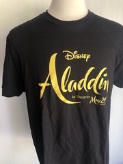 DISNEY’S ALADDIN (2019) Official Men’s Movie Promo Will Smith T-Shirt Size Large