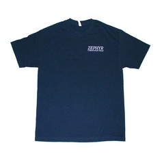 ZEPHYR Competition Team T-Shirt New Dogtown Santa Monica Skateboarding Navy Blue