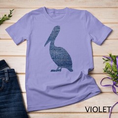 Pelican T Shirt – Denim Blue Jean Texture Unisex T-shirt