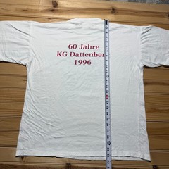 Vintage 1996 KG Dattenberg 60 Jahre German Carnival Monkey Graphic T-Shirt Large