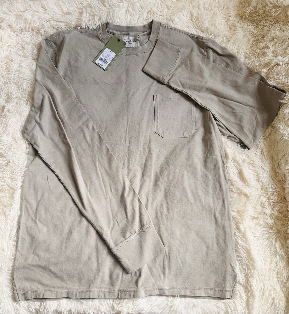 NWT Target Goodfellow & Co Mens Longsleeve Shirt – Taupe – Size L