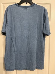 Faherty Short Sleeve T-shirt SzL Malibu Blue Heather Rare