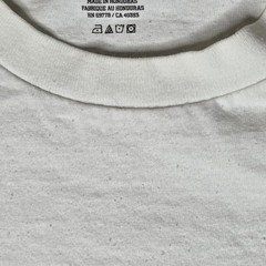 Champs CSG Shirt Mens 5XL White Short Sleeve Crewneck Blank Tee Big & Tall READ