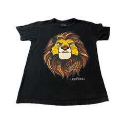 Walt Disney The Lion King Tribal T-Shirt Size M Mufasa Movie Distressed Graphic