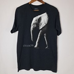 The Mountain T-Shirt Mens Large Protect Endangered Species Collection Elephant