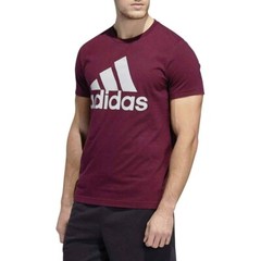 adidas Men’s T-shirt Ultimate Graphic Logo Short Sleeve Tee Top Maroon