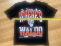 NWT Where’s Waldo? By DreamWorks Black/White/Orange thick T-Shirt Men’s Size M