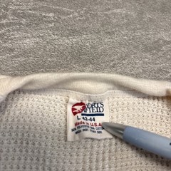 True Vintage Sports Afield Waffle Knit Long Sleeve Thermal Shirt XL Base USA