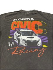 Honda Civic Type R T-Shirt – Aggressive Grey Racer Design Unisex Tee SZ S