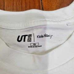 Uniqlo UT Keith Haring Shirt Mens XS White New Drawings Graphic Tee Poster
